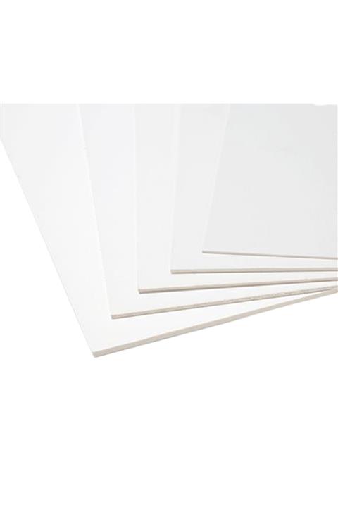 krckıraç B3 (35cmx50cm) 10 Adet 2.5mm Kalınlık Beyaz Dekota Levha Foreks Maket Kartonu