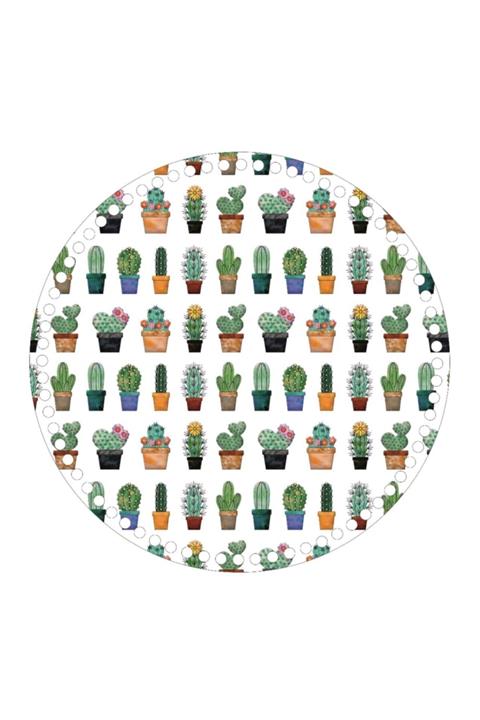 saray lazer Toptan Uv Baskılı Ahşap Taban Model 71 - 20x20 - 24 Adet