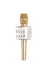 Soaiy Mc7 Kareoke Mikrofon Profesyonel Multifonksyonel Gold