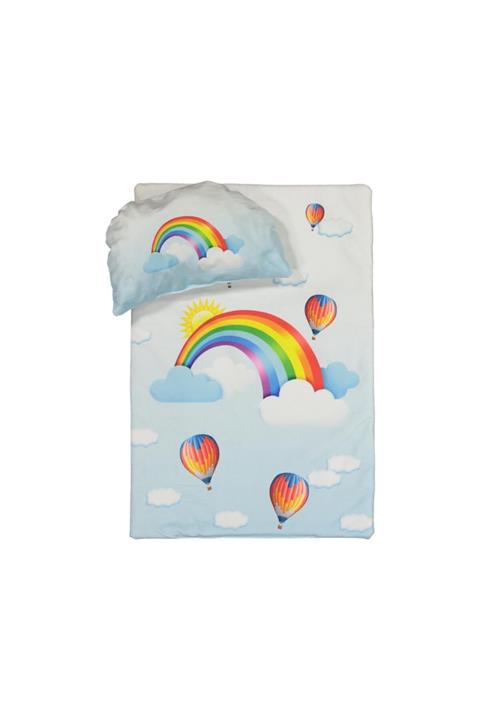 Cinnamon Bunny Alt Açma Minderi 2 Parça Bulut Desenli