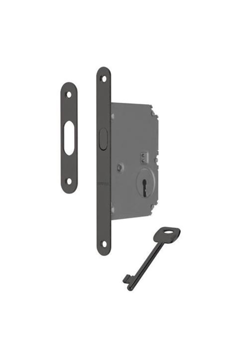 Hafele Kayar Kapı Kilit Cb Oda Siyah