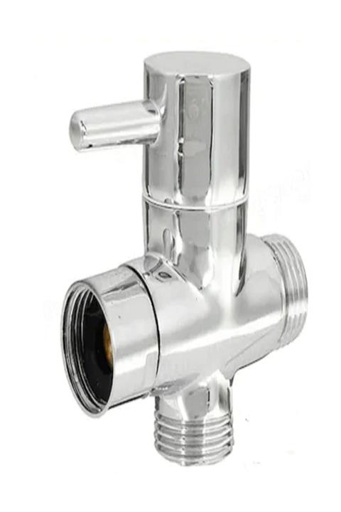 ALPERYAPI Pirinç Gövdeli 3 Yollu Duş Seti Yönlendiricisi