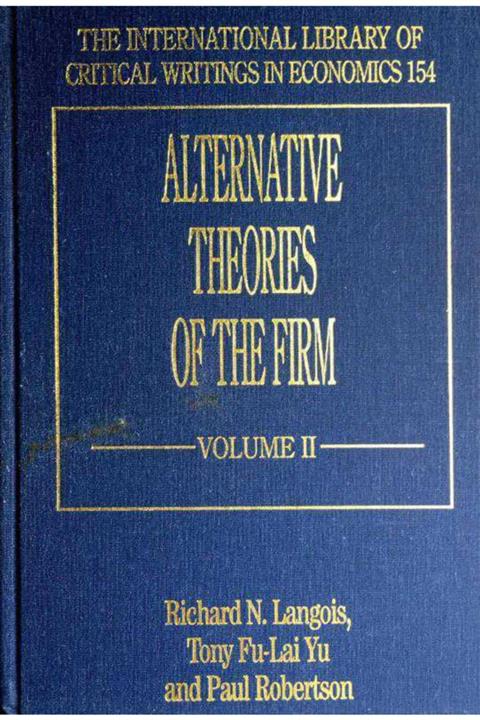KitapSever Alternative Theories Of The Firm Volume Two