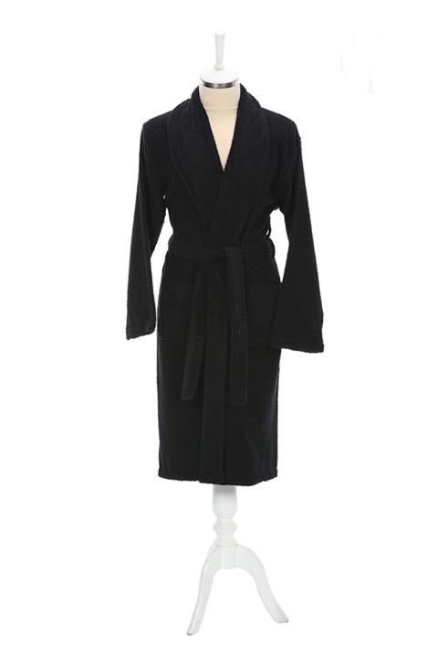 Özdilek Trendy Şal Yaka Bornoz Siyah Xl Beden (şalyaka)
