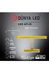 DÜNYA LED Hs.604/1 7w Led Gold Aplik 6500k Beyaz Işık