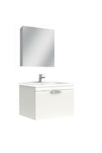 Çamsan Banyo Seti Beyaz-çekmeceli Mdf-lam Ayna Lavabo 65cm