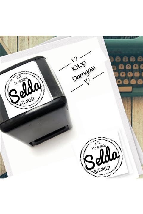 EHediyeci Isim Yazılı Otomatik Kare Kaşe - 1002