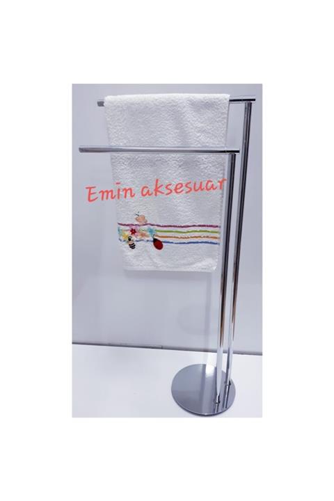 Defne Lüx Ikili Ayaklı Havluluk Krom