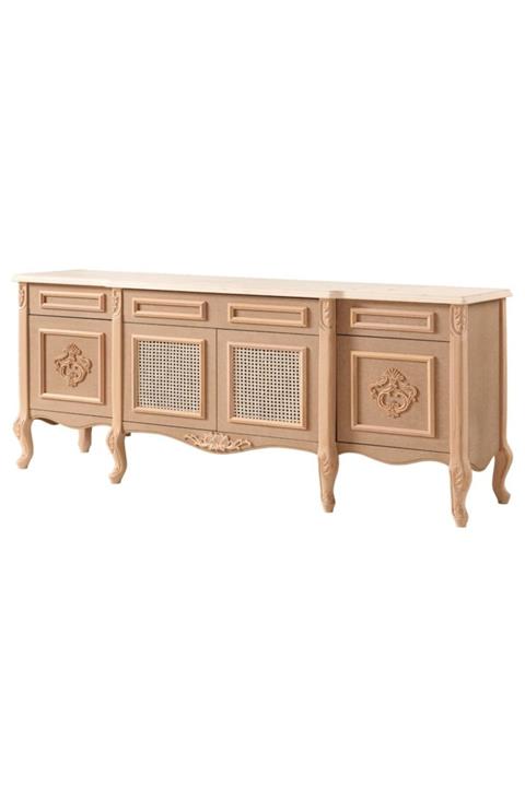 ROYS AHŞAP Ahşap 4123 Masif Ham 200 Lük Ladin Country Konsol