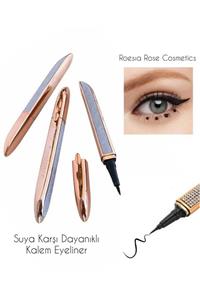 Roesıe Rose Lüks Diamond Model Kalem Eyeliner & Diamond Liquid Waterproof Eyeliner