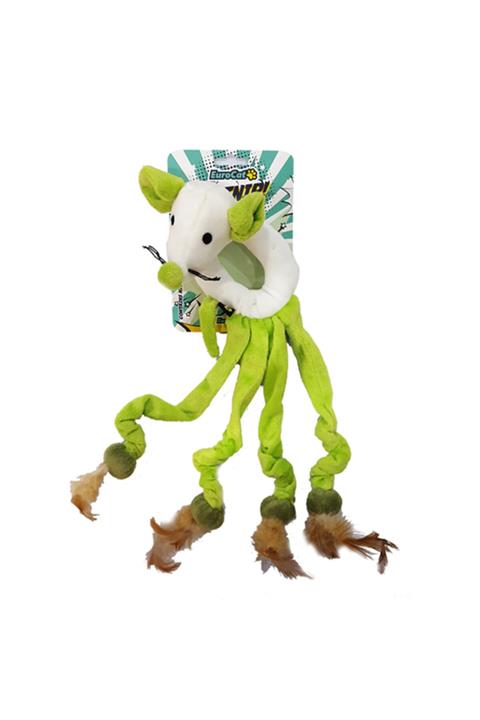 HİLALSHOP Eurocat Kedi Oyuncağı Uzun Tüylü Fare 37cm