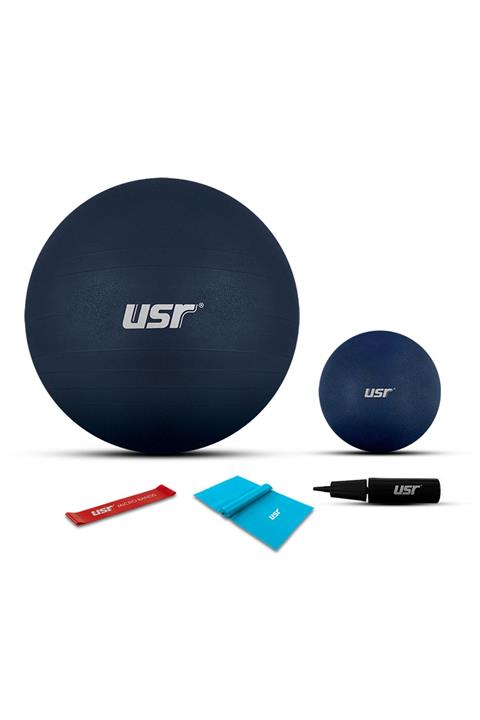 USR 551bm 20+55 Cm Pilates Topu + Pompa + 2 Lastik