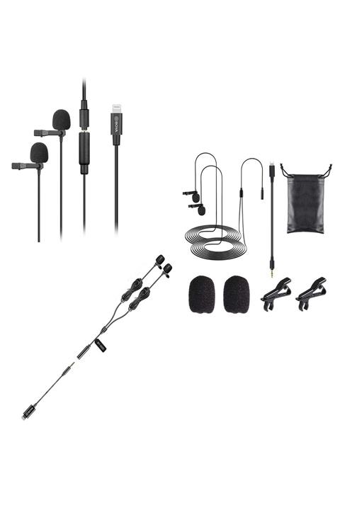 BOYA By-m2, Iphone 6s Plus Telefon Için, Kablolu Yaka Mikrofonu