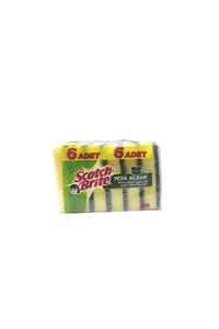 Scotch Brite Yeşil Klasik Sünger 6lı