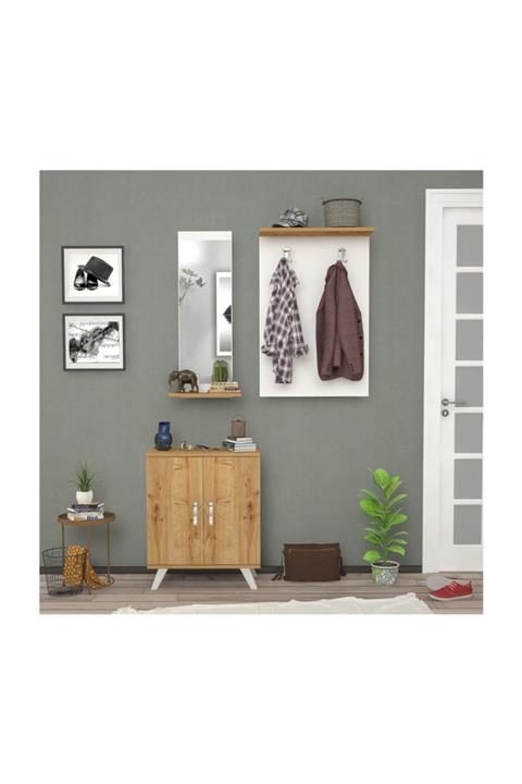 DECORMET Turmalin Portmanto Safir Meşe