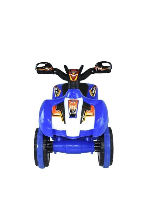 DUKADDO Mini Akülü Atv Led Işıklı Müzikli Motorsiklet Atv 6v Mavi