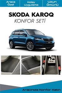 GRAFİCAR Skoda Karoq Konfor Seti - Iç Trim Kumaş Kadife Kaplama - Ses Izolasyon Amaçlı Ürün / 2016-2021