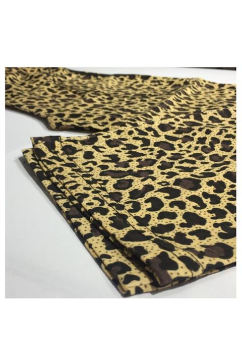 Estiva Kadın Alt Leopar Desenli Pijama 121