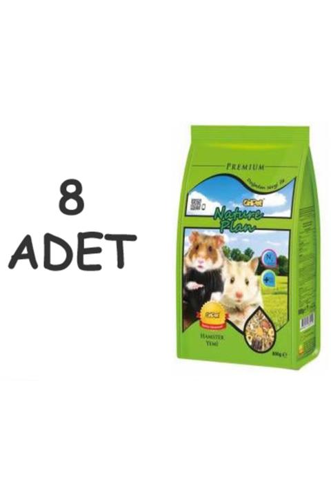 ArlinQ Nature Plan Hamsteryemi 800 Gr X 8 Adet