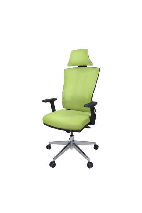 Uzay Ofis Air-x Müdür Koltuğu - Ayarlı Kolçak - Yeşil