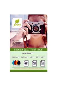 ROVİ Print Fotoğraf Kağıdı 50 Yaprak Parlak 13x18 260 Gr