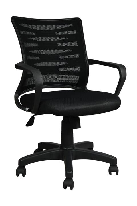 Bürocci Alisa Plastik Ayaklı Çalışma Koltuğu Siyah