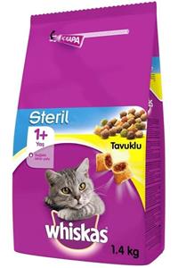 Whiskas Whıskas Yetişkin 1.4 Kg Sterilize Kedi Maması Tavuklu