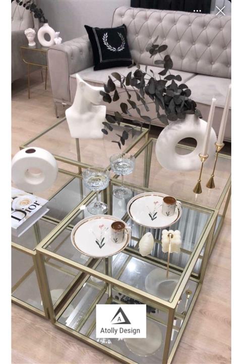 atolly design Metal Gold Orta Sahpa