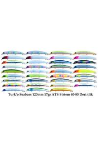 turko fishing Turko Seabass 120mm 17g Ats Sistem Rapala Maket Balık - Renk Kodları - Tr-83