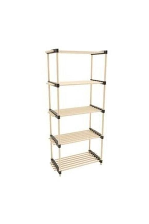 SEOWOOD Ahşap Modüler 5 Raflı Fonkisyonel Düzenliyici Seo-8160