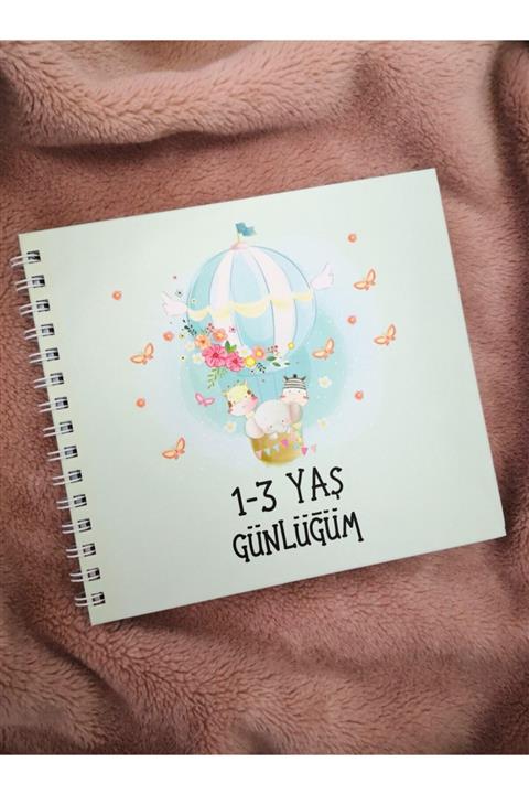 AKILLICA Anne & Çocuk Anı Günlüğü 1-3 Yaş Günlüğüm Anne Bebek Anı Defteri