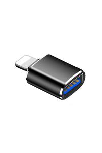 Streak Iphone Ios Lightning Usb 3.0 Otg Adaptör Flash Klavye Mouse Aparat - Siyah