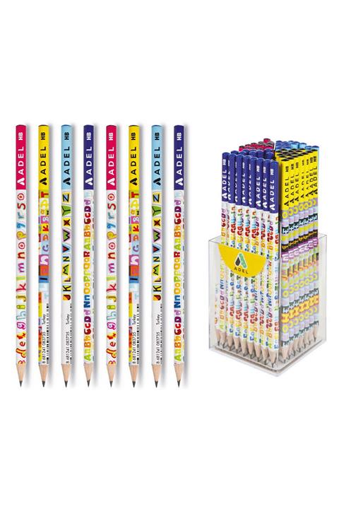 Adel Harfler Yuvarlak Kurşun Kalem (2061130675)