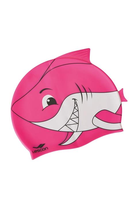 Lescon La-2220 Fuşya Çocuk Silikon Köpekbalığı Bone