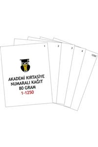 NAVİGATÖR Akademi A4 Dikey 80gr Numaralı Kağıt (01-1250)