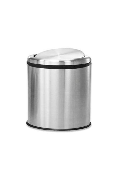 Geseus Palex Krom Pratik Kapaklı Çöp Kovası 5 Litre