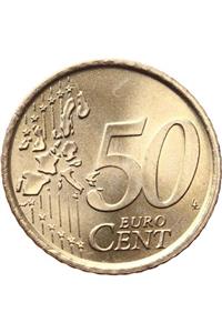 Gökçe Koleksiyon Ispanya 50 Euro Cent 1999 Çil *cervantes* Ymp8451