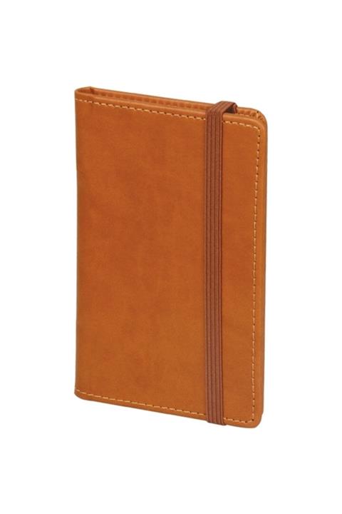 ETKİN Küçükköy Deri Notluk 9,5 X 14,5 Cm Taba