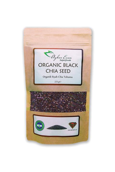 Ayhan Ercan Süper Gıda Organik Siyah Chia Tohumu 225 gr