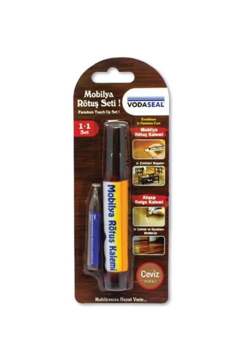 Vodaseal Ceviz Mobilya Ahşap Dolgu Kalemi 1+1