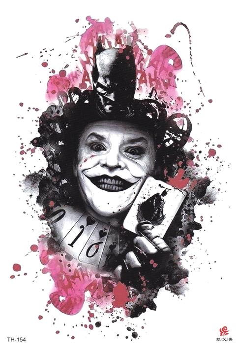 BP Tattoo Joker Unisex Geçici Dövme