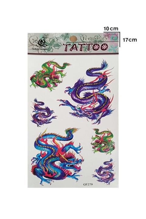 TAKIŞTIR Geçici Ejderha Dövme
