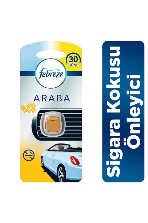 Febreze Hava Ferahlatıcı 2 ml Araba Kokusu Sigara Kokusunu Önleyici Limon Kokulu