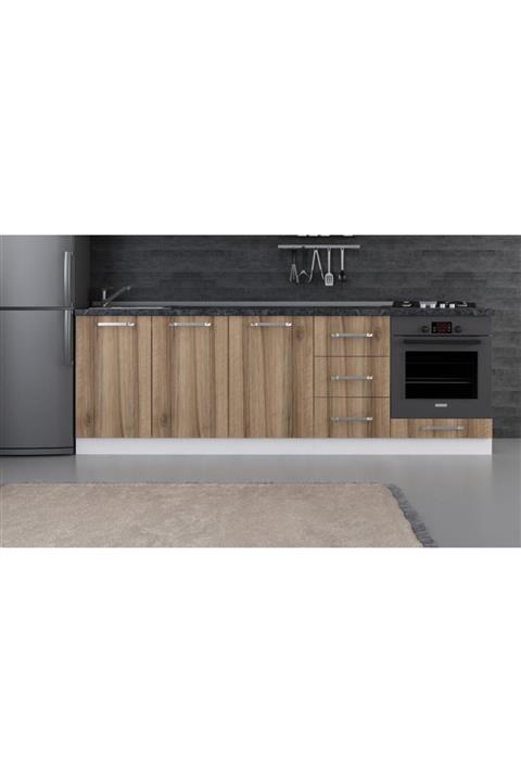 Minar 245 cm Mutfak Dolabı Beyaz Dore 245-d4-alt Modül