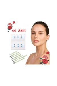 BEAUTY BOX COSMETIC 44 Adet Yüksek Kalite Anında Etkili Kırışıklık Karşıtı Yüz Kaş Boyun Gıdı Gerdirme Şeffaf Bantlar