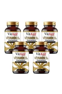 Vitagil Gold 1000 Vitamin D3 100'lü Yumuşak Kapsül X 5 Adet