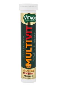 Vitago Multivitamin, Multimineral İçeren 20'li Efervesan Tablet