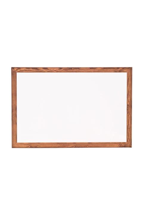 Chalky 100x210 cm Beyaz Yazı Tahtası Ahşap Çerçeveli