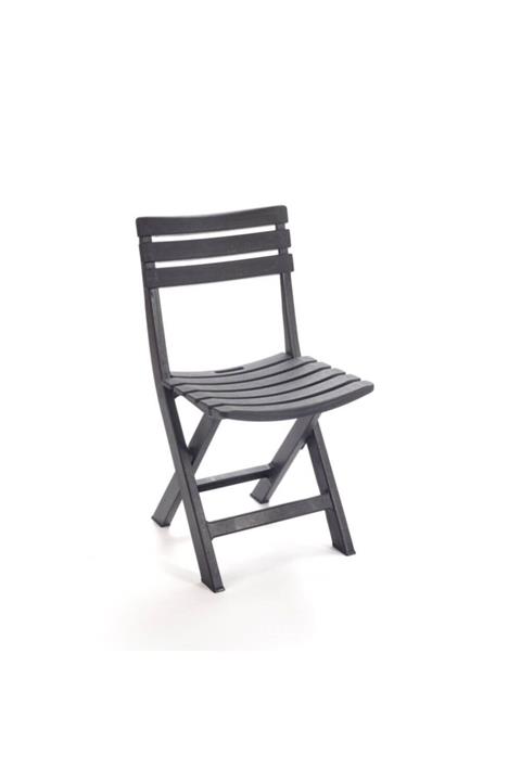 Blooma Antrasit Progarden Plastik Katlanır Kamp Sandalyesi