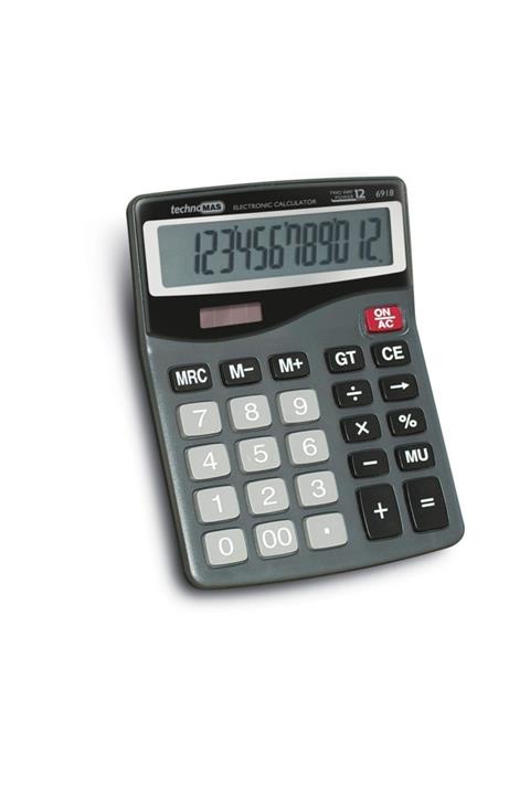 Mas Ofis Tipi Yüksek Dısplayli Hesap Makinesi 6918